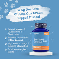 Green Lipped Mussel for Dogs 500mg