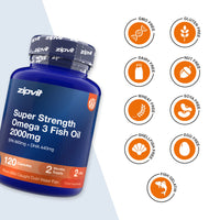 Super Strength Omega 3 Fish Oil 2000mg