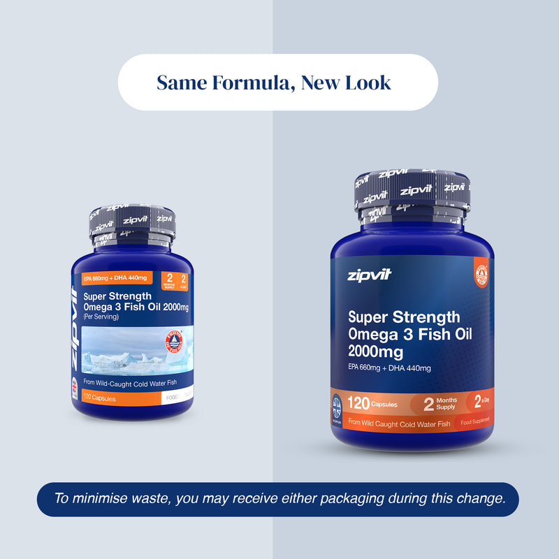 Super Strength Omega 3 Fish Oil 2000mg