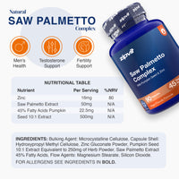 Saw Palmetto Complex with Pumpkin Seed & Zinc
