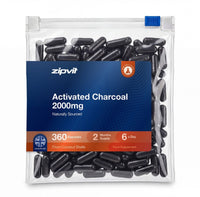 Activated Charcoal 2000mg - Zipvit