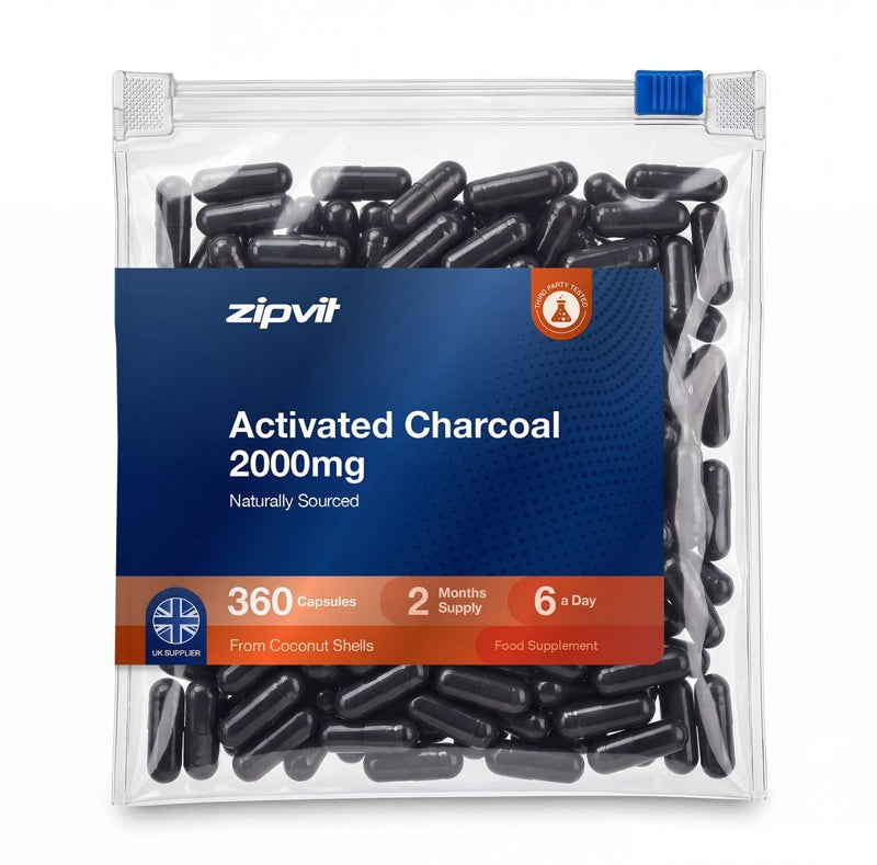 Activated Charcoal 2000mg - Zipvit