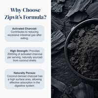 Activated Charcoal 2000mg - Zipvit