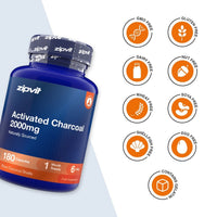 Activated Charcoal 2000mg - Zipvit