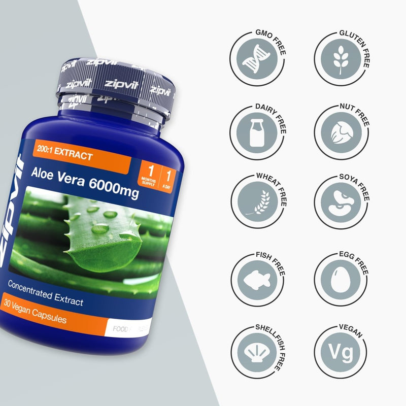 Aloe Vera 6000mg | Gentle Digestive Support