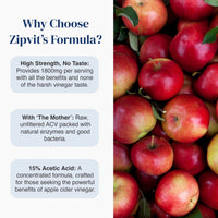 Apple Cider Vinegar 1800mg - Zipvit