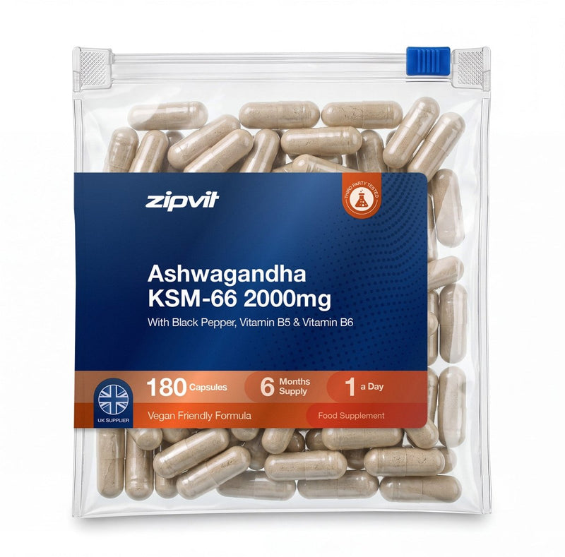 Ashwagandha KSM-66 2000mg - Zipvit