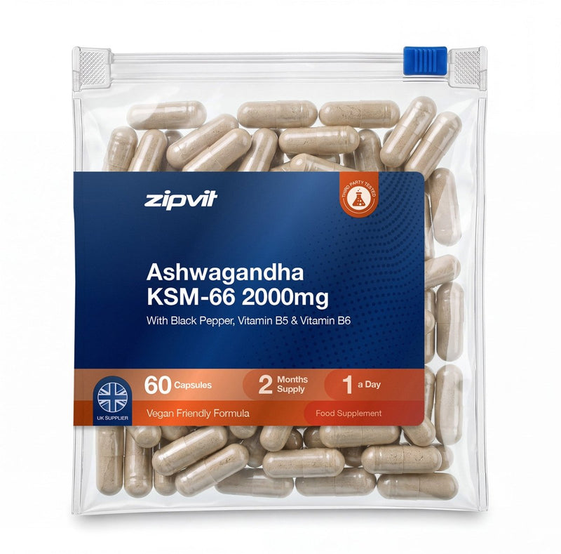 Ashwagandha KSM-66 2000mg - Zipvit