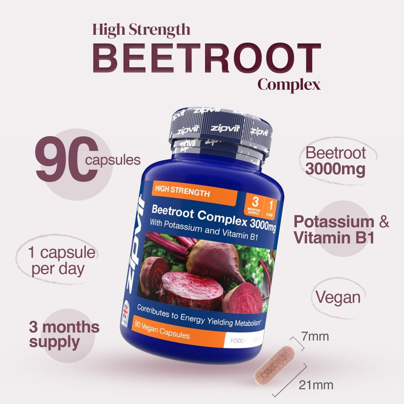 Beetroot Complex with Potassium & B1 - Zipvit