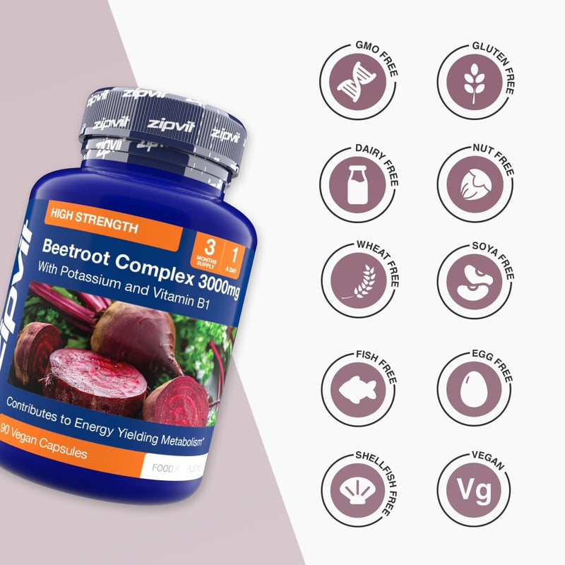 Beetroot Complex with Potassium & B1 - Zipvit
