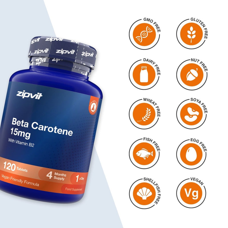 Beta Carotene 15mg - Zipvit