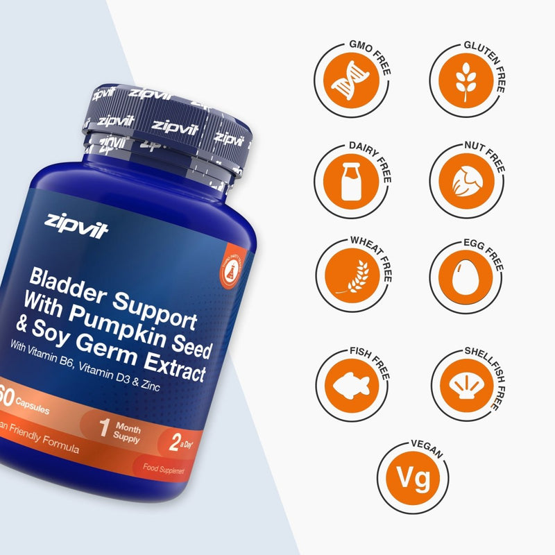 Bladder Support With Pumpkin Seed & Soy Germ Extract - Zipvit