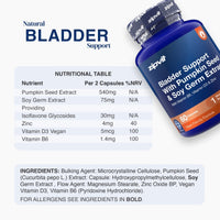 Bladder Support With Pumpkin Seed & Soy Germ Extract - Zipvit