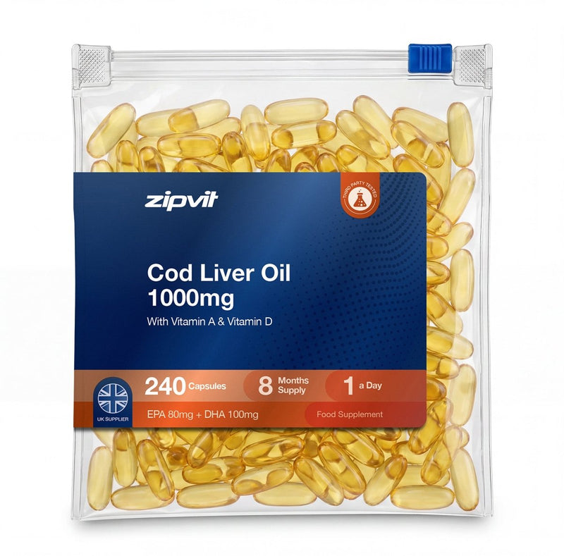 Cod Liver Oil 1000mg - Zipvit
