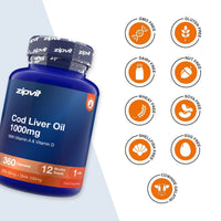 Cod Liver Oil 1000mg - Zipvit