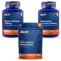 Collagen, Creatine & Magnesium Bundle - Zipvit