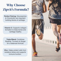 Glucosamine, Chondroitin & Turmeric Complex - Zipvit