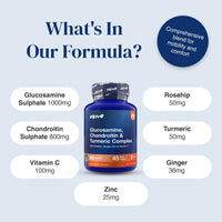 Glucosamine, Chondroitin & Turmeric Complex - Zipvit