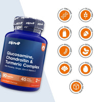 Glucosamine, Chondroitin & Turmeric Complex - Zipvit