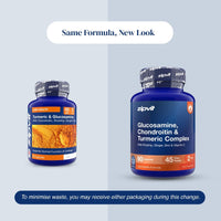 Glucosamine, Chondroitin & Turmeric Complex - Zipvit