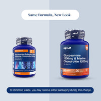 Glucosamine Sulphate 1500mg and Marine Chondroitin 1200mg - Zipvit