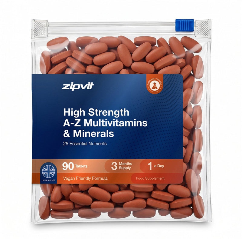 High Strength A-Z Multivitamins & Minerals - Zipvit