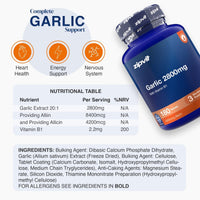High Strength Garlic with 4200mcg Allicin - Zipvit