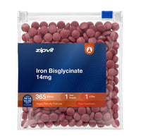 Iron Bisglycinate 14mg - Zipvit