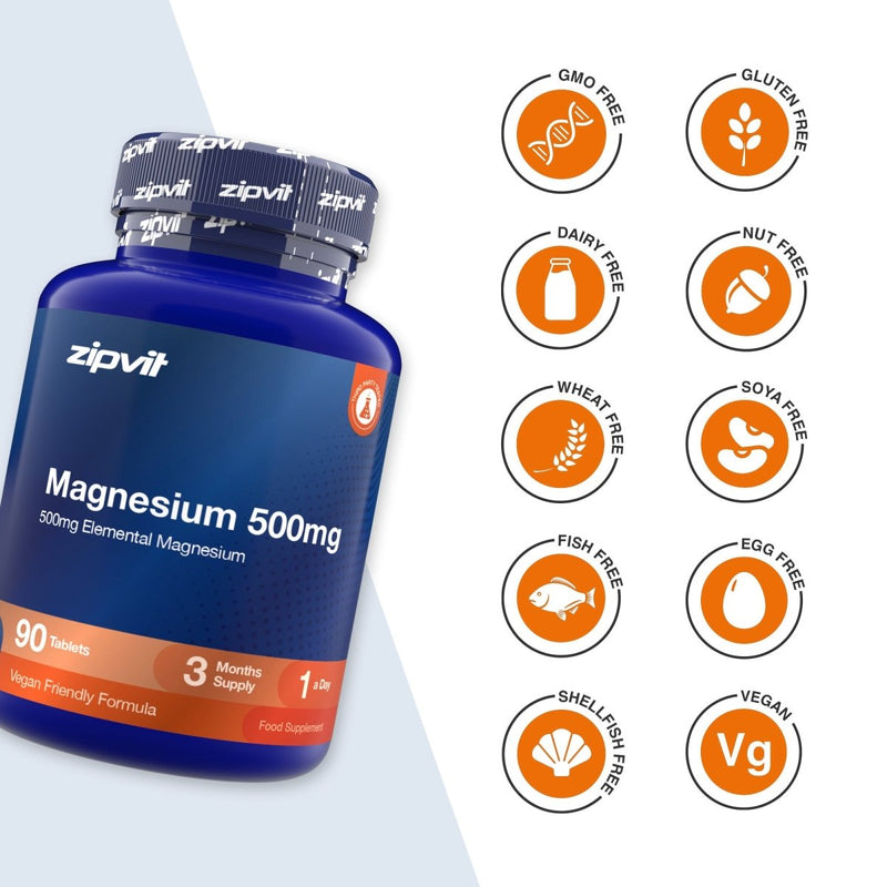 Magnesium 500mg - Zipvit