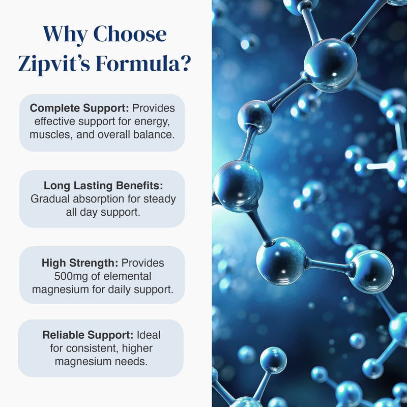 Magnesium 500mg - Zipvit