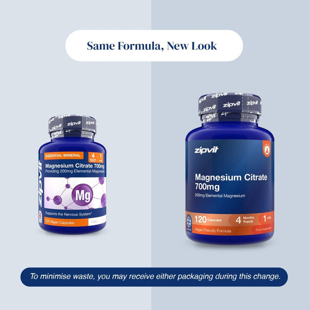 Magnesium Citrate 700mg - Zipvit
