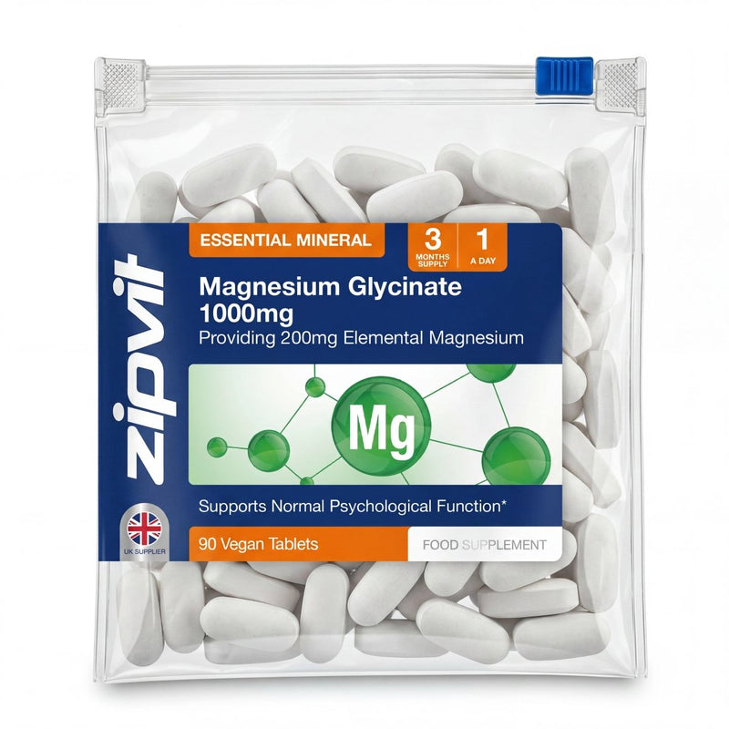Magnesium Glycinate 1000mg - Zipvit