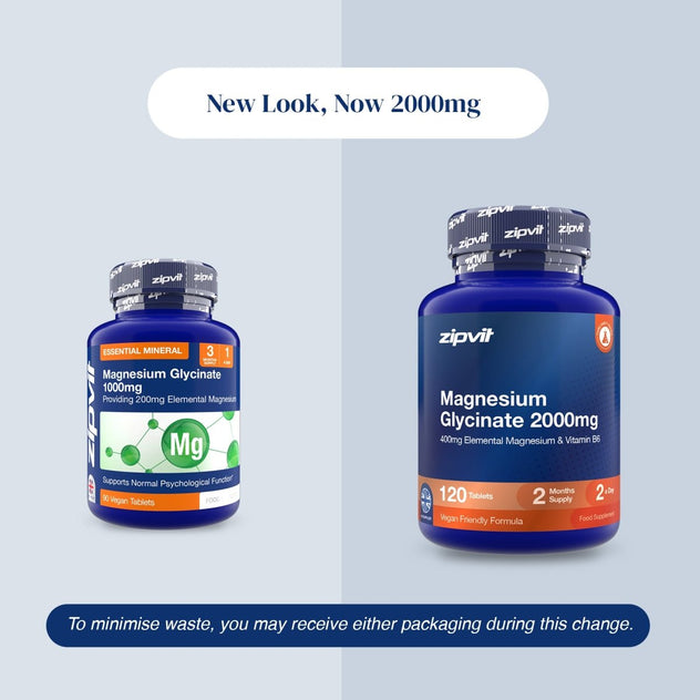 Magnesium Glycinate 2000mg - Zipvit