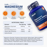 Magnesium Glycinate 2000mg - Zipvit
