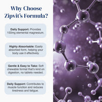 Magnesium Gummies 150mg - Zipvit