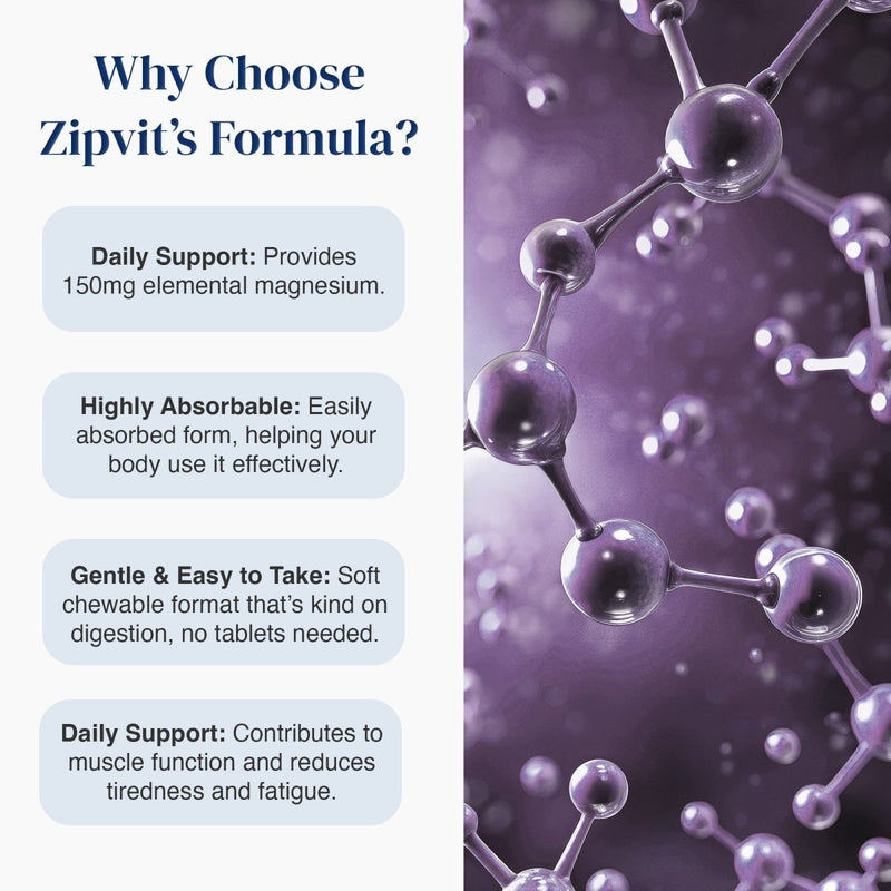 Magnesium Gummies 150mg - Zipvit