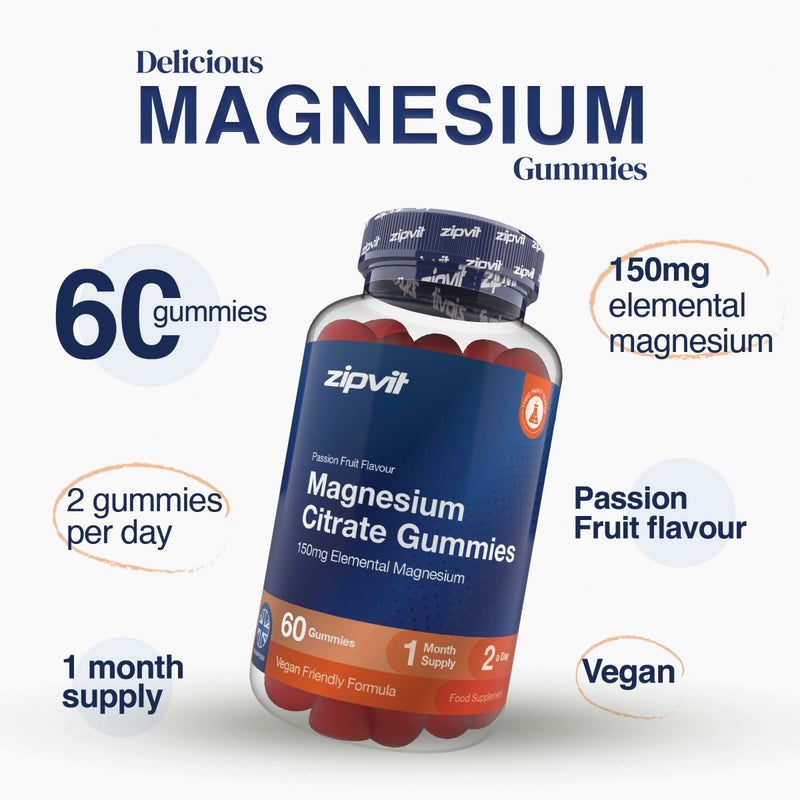 Magnesium Gummies 150mg - Zipvit