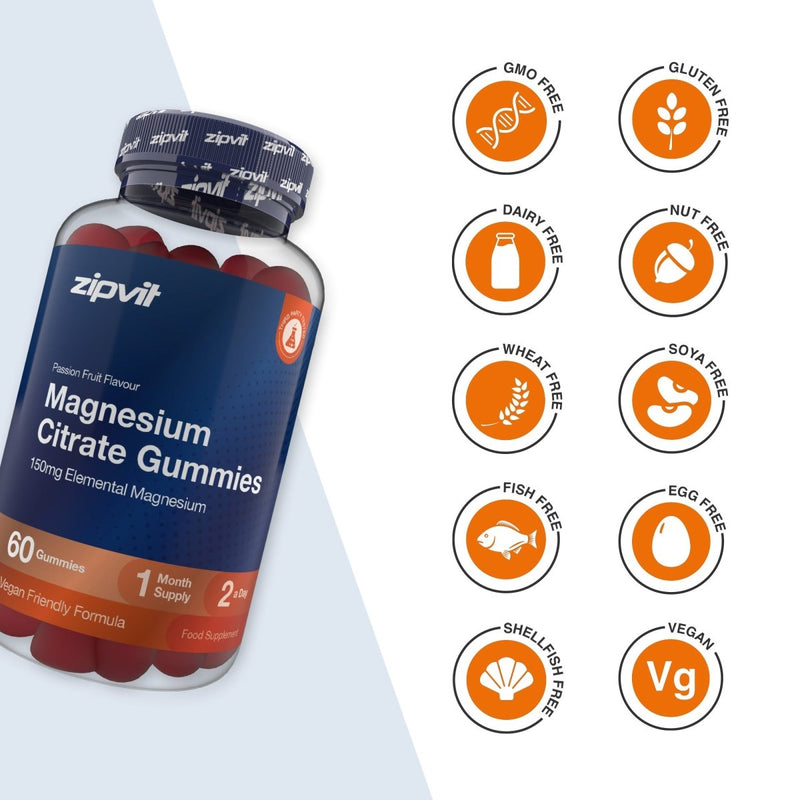 Magnesium Gummies 150mg - Zipvit