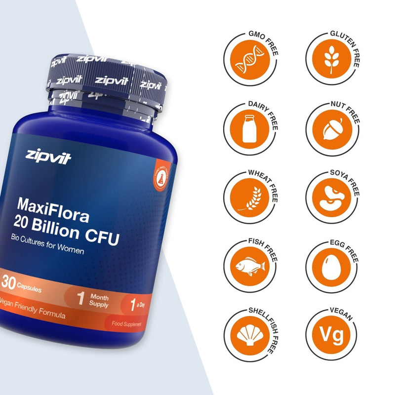 Maxiflora 20 Billion CFU Bio Cultures - Zipvit