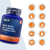 Multi Strain Bio Cultures 20 Billion CFU - Zipvit