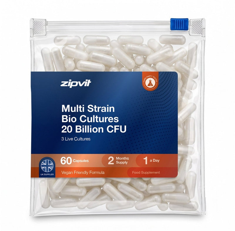 Multi Strain Bio Cultures 20 Billion CFU - Zipvit