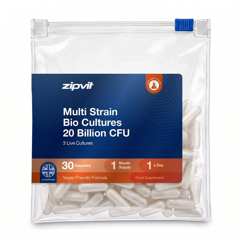 Multi Strain Bio Cultures 20 Billion CFU - Zipvit