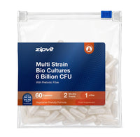 Multi Strain Bio Cultures 6 Billion CFU With Prebiotic - Zipvit
