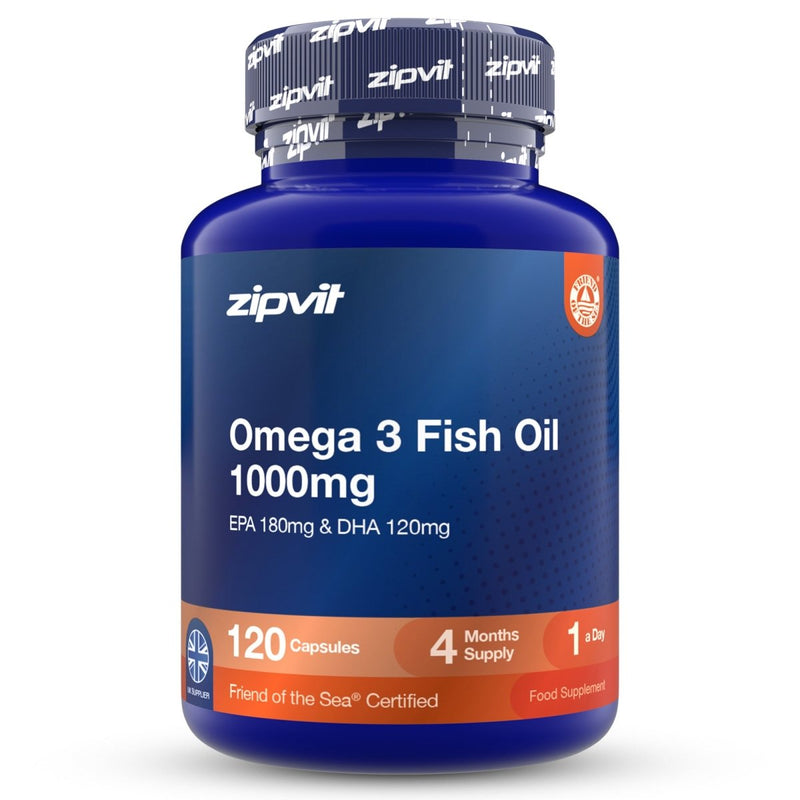 Omega 3 Fish Oils 1000mg - Zipvit
