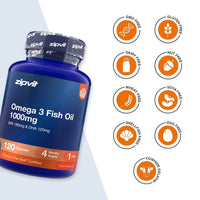 Omega 3 Fish Oils 1000mg - Zipvit