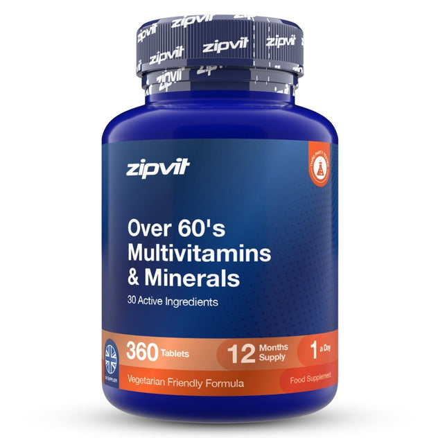 Over 60's Multivitamins & Minerals - Zipvit