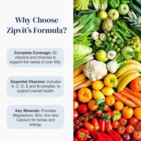 Over 60's Multivitamins & Minerals - Zipvit
