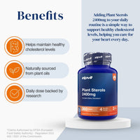 Plant Sterols 2400mg - Zipvit