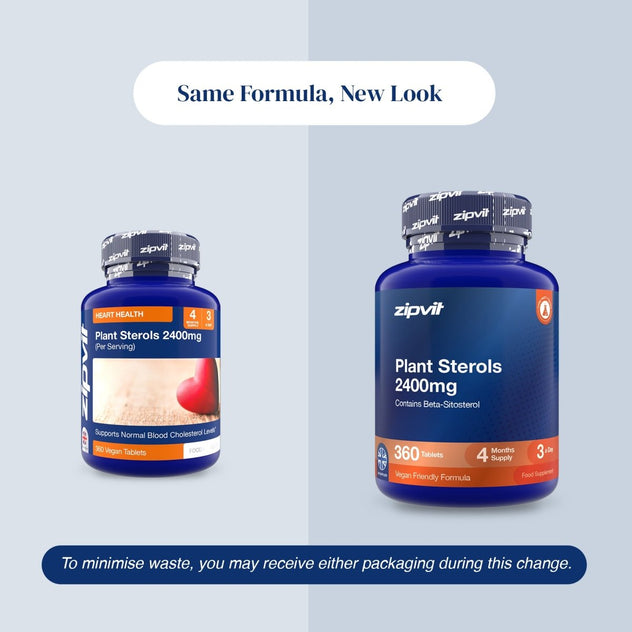 Plant Sterols 2400mg - Zipvit