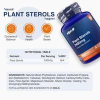 Plant Sterols 2400mg - Zipvit